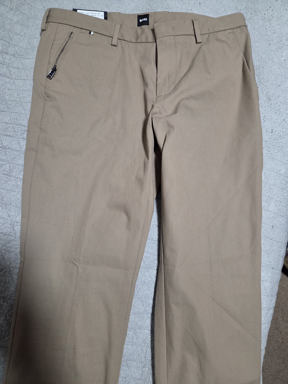 BOSS Men's Tan Chino Pants